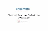Shared Review Solution Overview Solution Overview