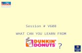 Learn from dunkin donuts: Best Practices for Franchise-Level Business Success