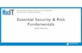 MacIT 2014 - Essential Security & Risk Fundamentals