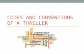 Codes and conventions of a thriller