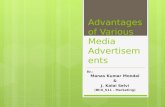Advantages of media advertisements manas & kalai
