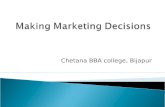 Marketing Decisions