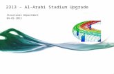 2313 – al arabi stadium upgrade-structural presentation