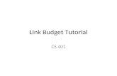 Link Budget Tutorial Xx
