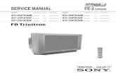 Sony TV 29Fx30 Manual Wiring Schematics