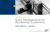 CRM50 Util Sales Management for Residential Customers