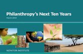 Philanthropy's Next Ten Years