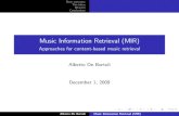 Music Information Retrieval