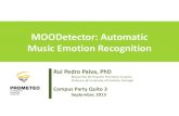 MOODetector: Automatic Music Emotion Recognition