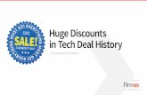 Huge Discounts in Tech Deal History