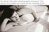 join us for boudoir photography education