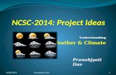 Project Ideas for School students on Weather & Climate