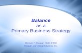Balance as a primary business strategy 2009
