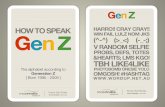 How to Speak Gen Z: The Alphabet According to Gen Z - McCrindle Research