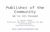 Publisher of the Community: We're All Doomed