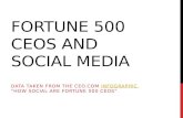 Fortune 500 CEOs and Social Media