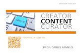 Content creation vs. Content curation
