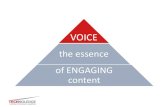 Voice. The Essence of Engaging Content