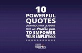 10 Powerful Quotes from Industry Leaders that Will Inspire you to Empower Your Employees