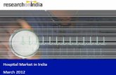 Market Research Report :   Hospital Market in India 2012