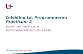 Inleiding tot Programmeren - Practicum 2
