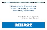 Greening the Data Center: The IT Industry's Energy Efficiency Imperative