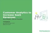 Using customer analytics to increase saas revenue