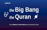 Top 10 Question & Answer Slides about the big bang & Quran