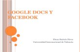 Google docs y facebook