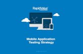 Mobile App Testing Strategy by RapidValue Solutions