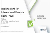 Hacking PBXs for international revenue share fraud