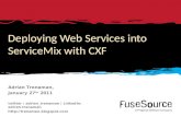 WebServices in ServiceMix with CXF