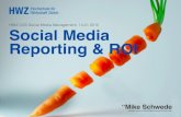 Social Media Reporting & ROI