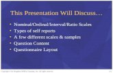 This Presentation Will Discuss... Nominal/Ordinal/Interval ...