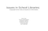 Issues In School Libraries  Copyright & Access