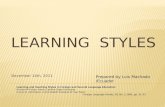 Learning  styles project