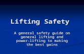 Lifting safety