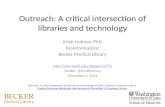 Outreach: A critical intersection of libraries and technology
