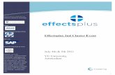 Effectsplus july event report
