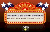 Jason Stevens - Event Speaking 2012