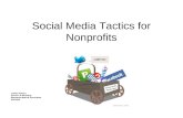 Social Media Tactics For Nonprofits