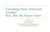 Creating Your Internal Leader
