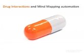 Drug interactions with Mind Mapping automation