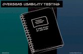 Overseas Usability Testing