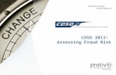 COSO webinar slides - Assessing Fraud Risk - September 2014