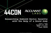 44CON 2014 - Researching Android Device Security with the Help of a Droid Army, Joshua J Drake