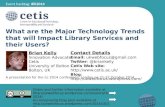 Major Technology Trends that will Impact Library Services?