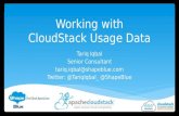 Working with CloudStack Usage Data