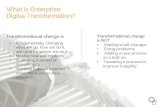 Enterprise digital transformation process