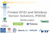 Printed RFID and Wireless Sensor Solutions, Hans-Erik Nilsson, Mid Sweden University